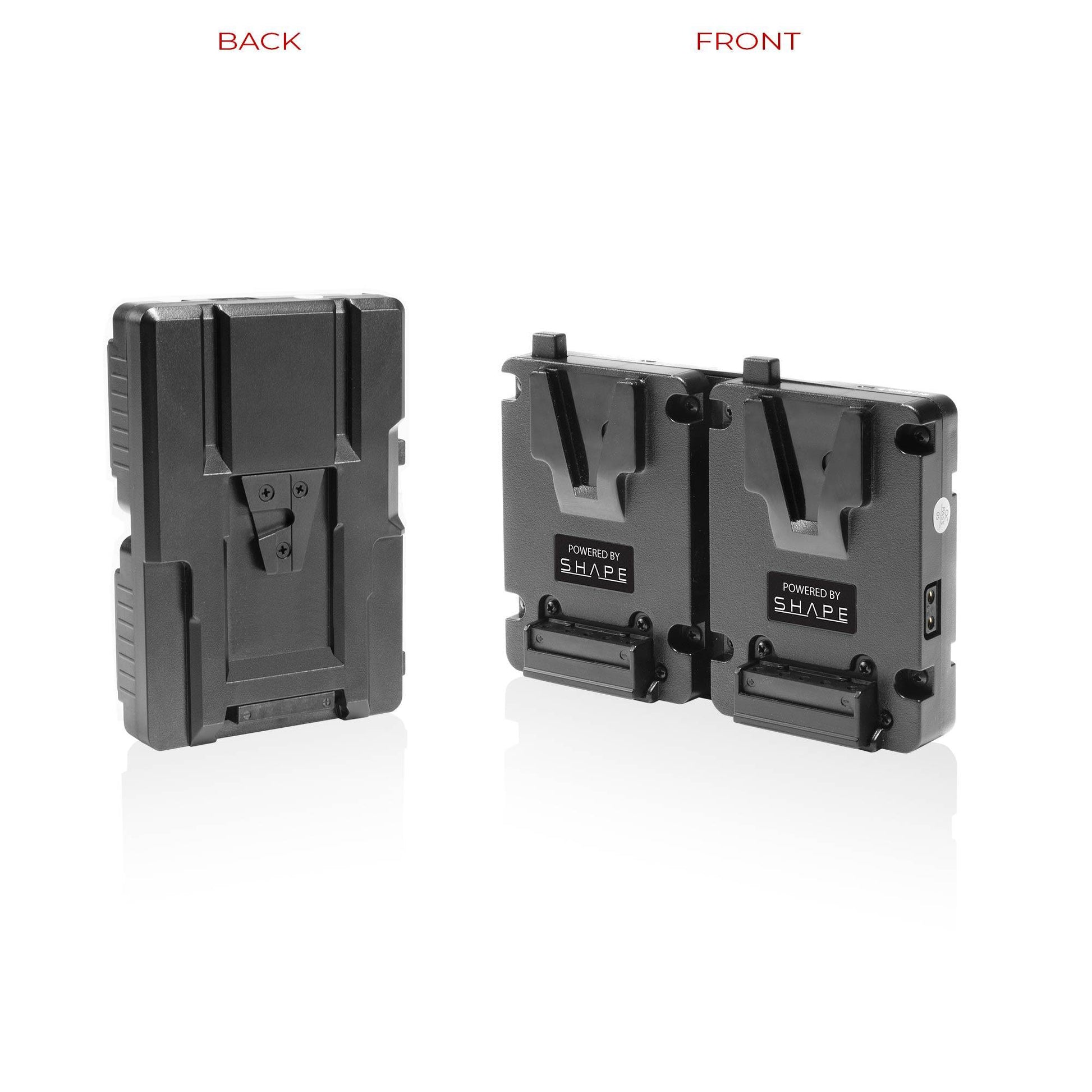 SHAPE Full Play Mini Batteries 99 Wh with Dual V-Mount Hot Swap Mini Battery Plate Battery SHAPE wlb