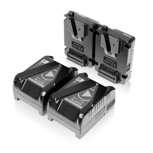 SHAPE Full Play Mini Batteries 99 Wh with Dual V-Mount Hot Swap Mini Battery Plate Battery SHAPE wlb