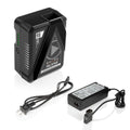 SHAPE Full Play Rechargeable Battery 98 Wh V-Mount with SHAPE Full Play Portable D-Tap Battery Charger Battery & Charger SHAPE wlb