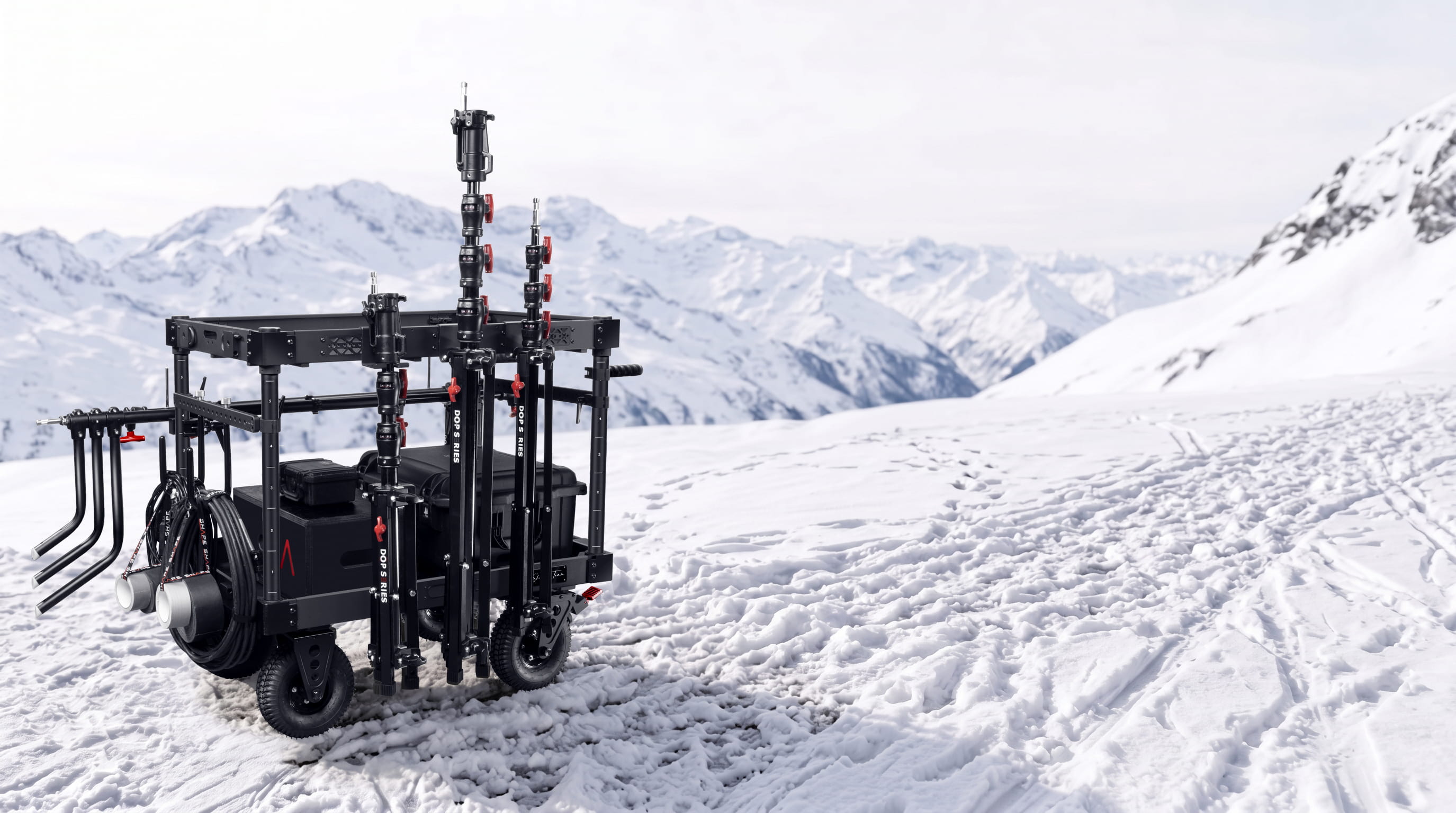 SHAPE professional camera cart and grip equipment for filmmakers
