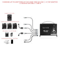 SHAPE Fast Charger Kit USB-C with 2x Mini V-Mount 99Wh Batteries Battery Charger SHAPE wlb