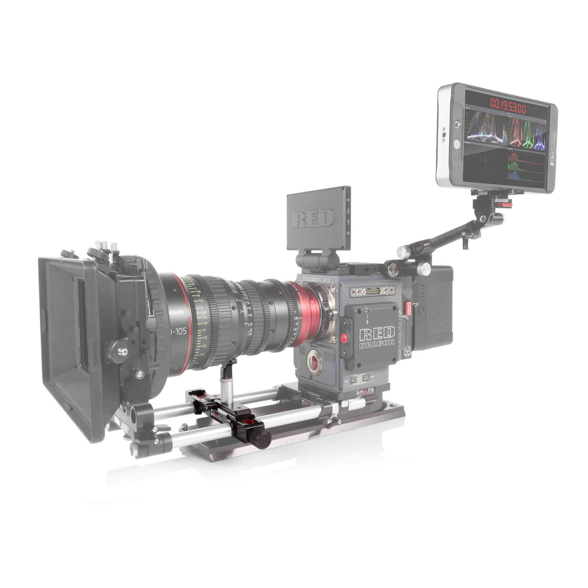 SHAPE Lens Support for 15 mm Studio Bridge Plate Lens Support SHAPE wlb   