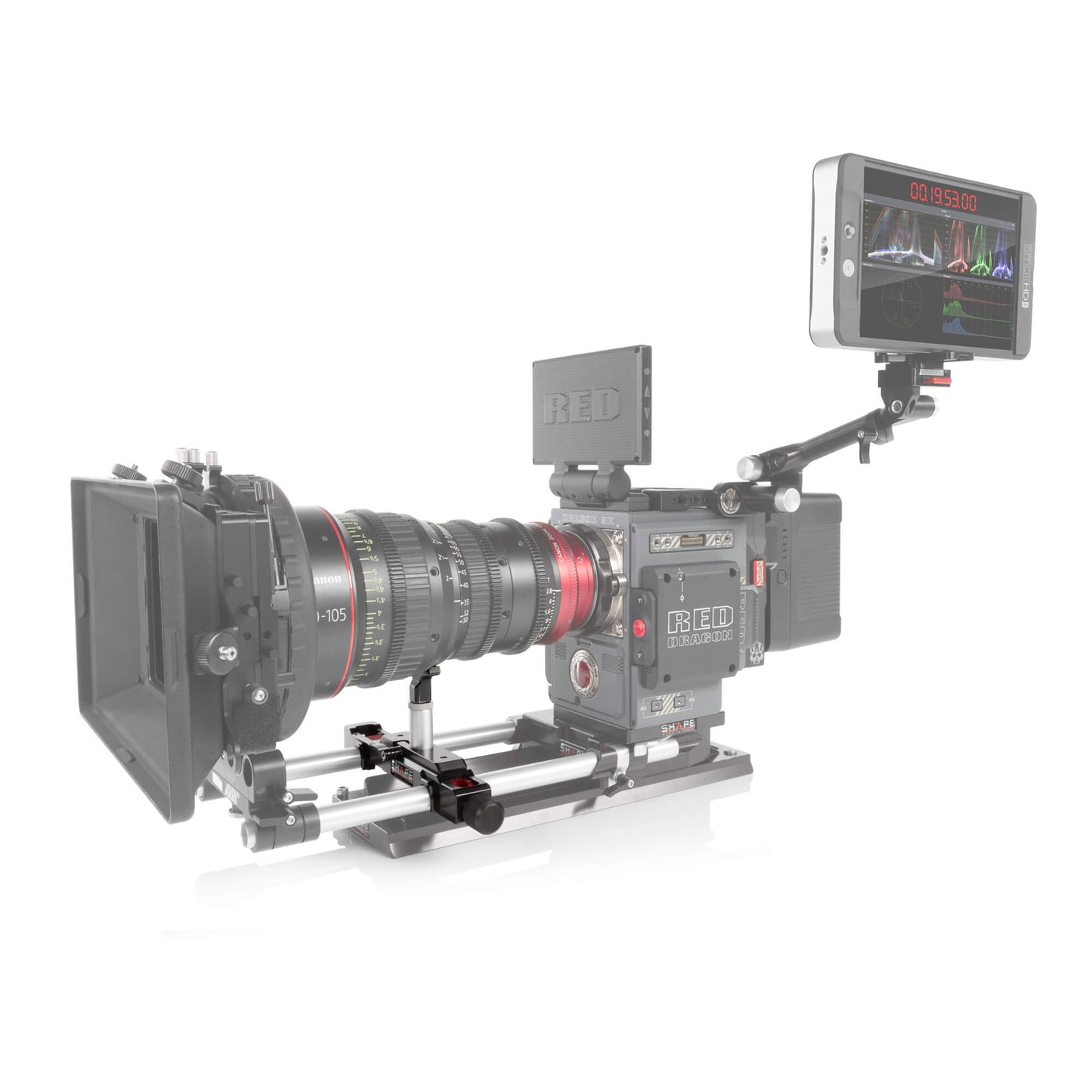 SHAPE Lens Support for 15 mm Studio Bridge Plate Lens Support SHAPE wlb   