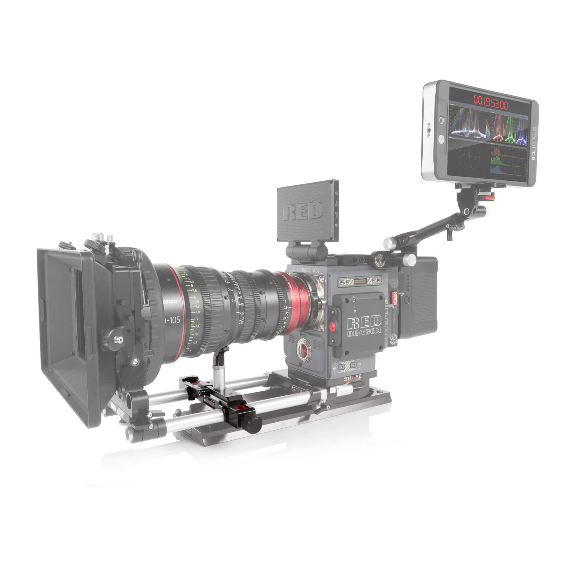 SHAPE Lens Support for 15 mm Studio Bridge Plate Lens Support SHAPE wlb   