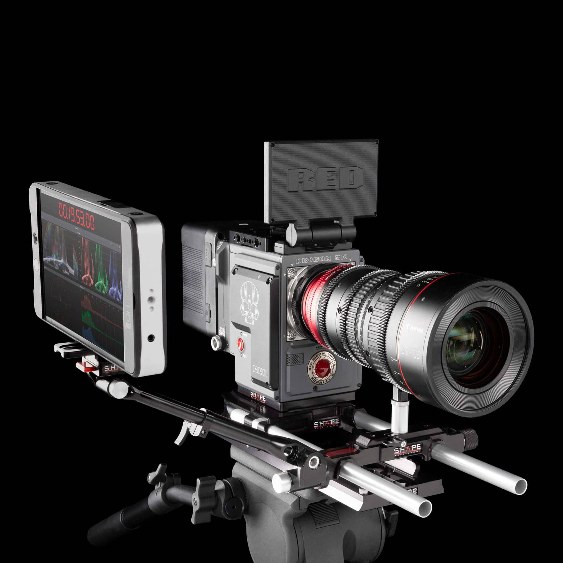 SHAPE Lens Support for 15 mm Studio Bridge Plate Lens Support SHAPE wlb   