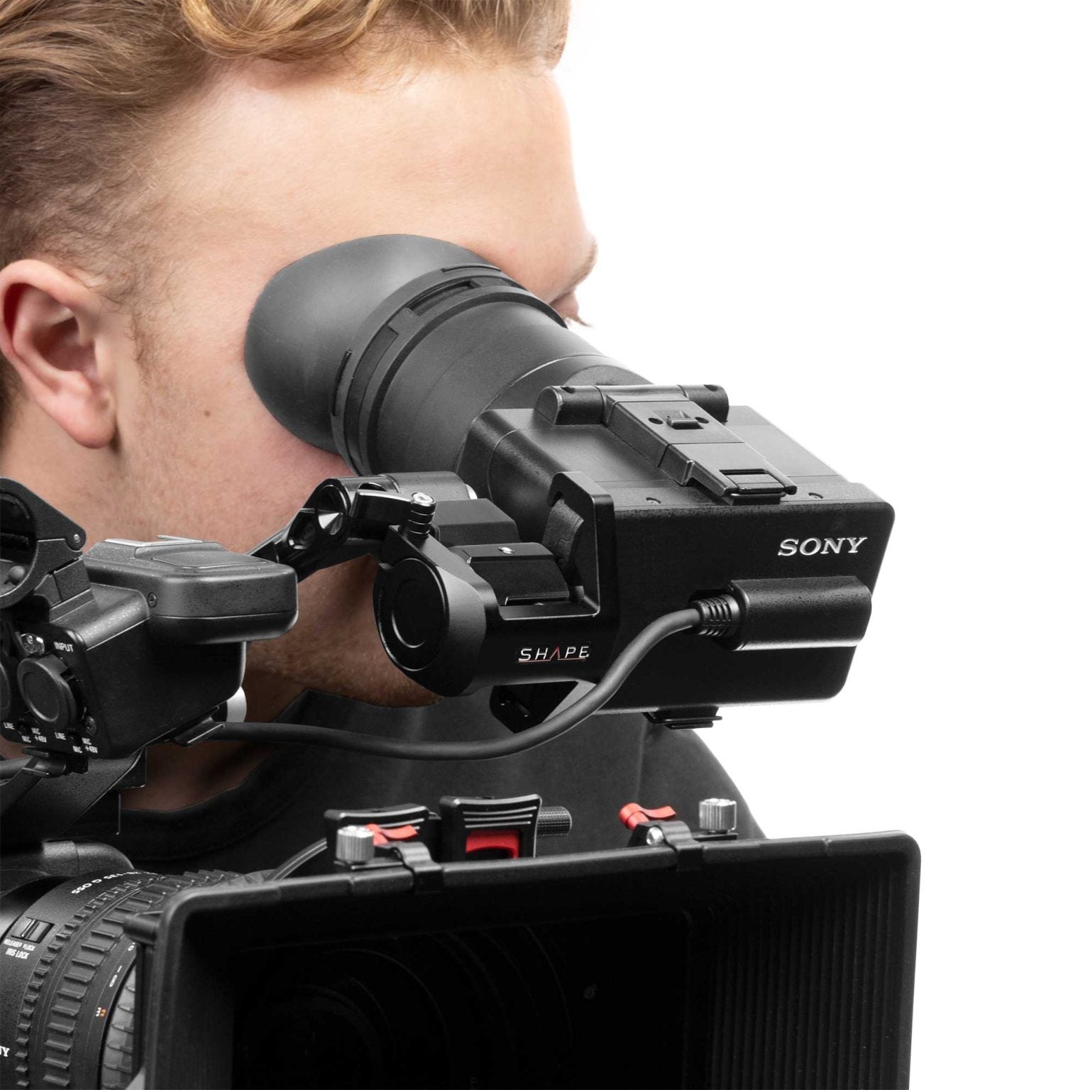 SHAPE Sony FX6 LCD Monitor Loupe Support Viewfinder Mount SHAPE wlb