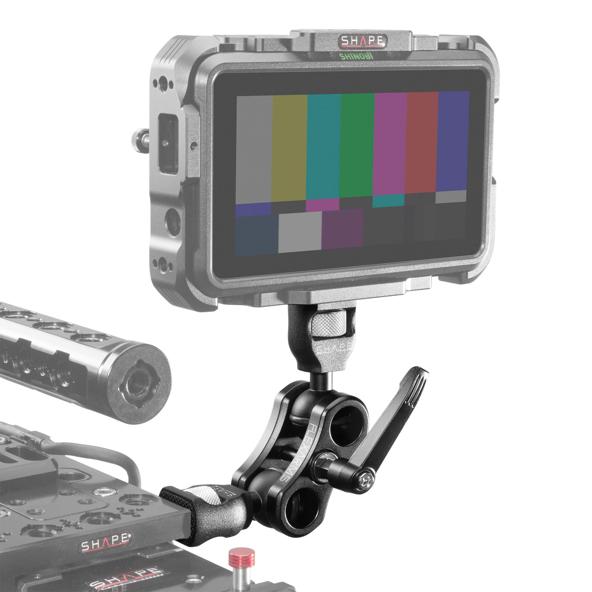 SHAPE Anti-Rotating Medium Flex Arm 1/4-20 TO 3/8-16 Arm SHAPE wlb