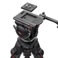 SHAPE MIXO 21 Fluid Head with SDS Carbon Fiber System Mid-Level Spreader Tripod SHAPE wlb