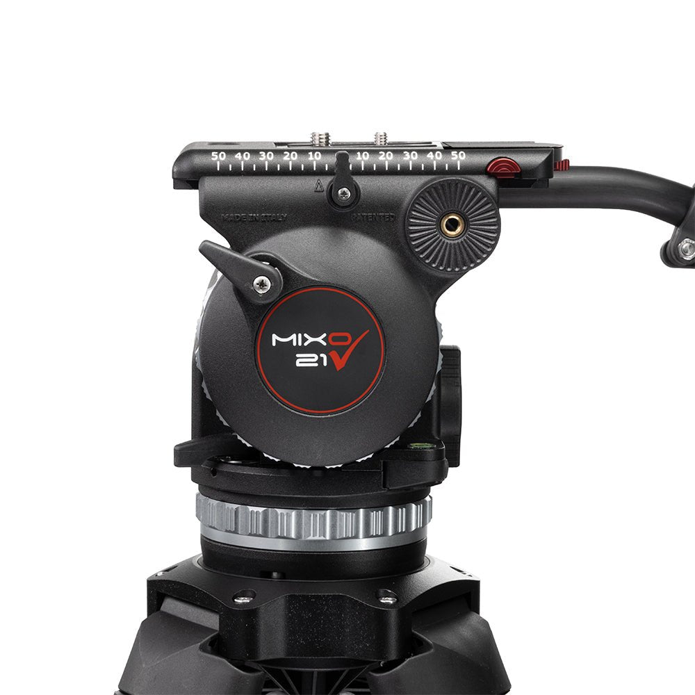 SHAPE MIXO 21 Fluid Head with SDS Carbon Fiber System Mid - Level Spreader - SHAPE wlb