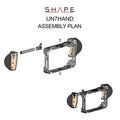 SHAPE Monitor Cage with Handle for Atomos Shogun 7 Monitor Cage SHAPE wlb   
