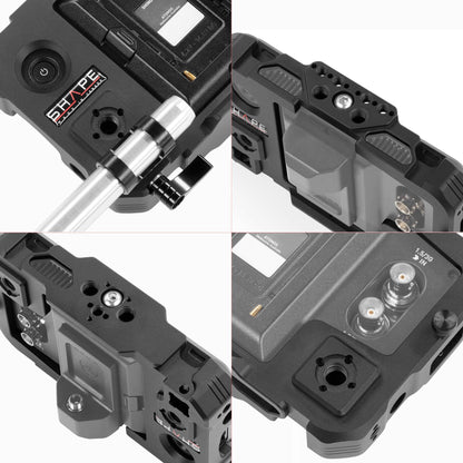 SHAPE Monitor Cage with Swivel Rod Clamp for Atomos Shinobi Monitor Cage SHAPE wlb   
