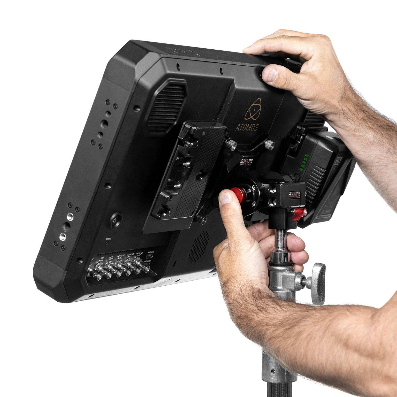 SHAPE Monitor Support Mount Vesa with Push Button Monitor Accessory SHAPE wlb   
