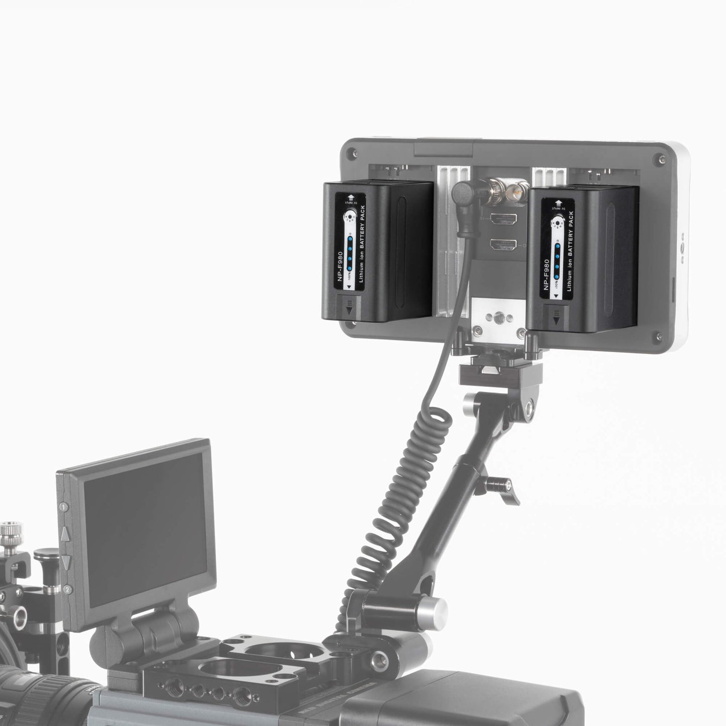 SHAPE NP-F980 Batteries with Dual LCD Charger for Sony Battery SHAPE wlb