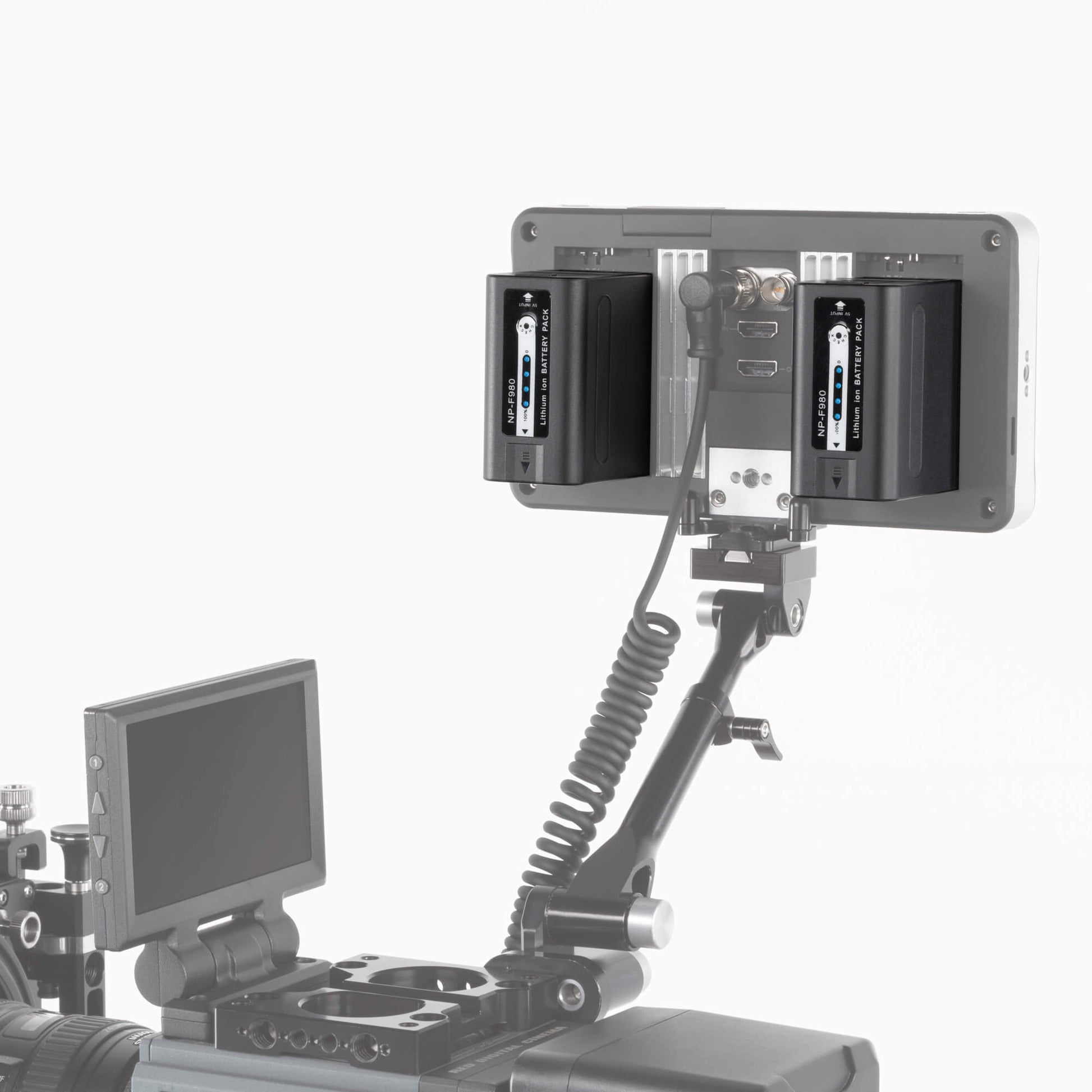 SHAPE NP-F980 Batteries with Dual LCD Charger for Sony Battery SHAPE wlb