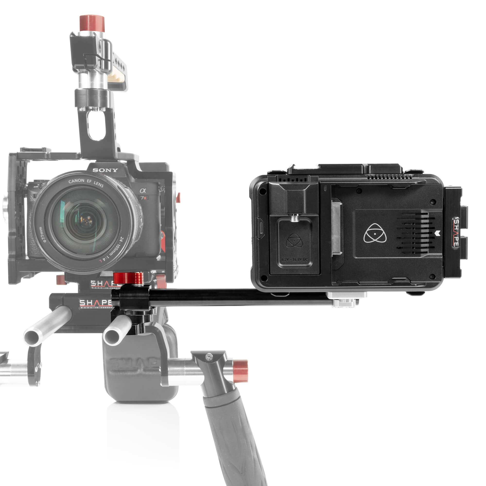 SHAPE Offset Monitor Swivel Rod Mount Arm SHAPE wlb   