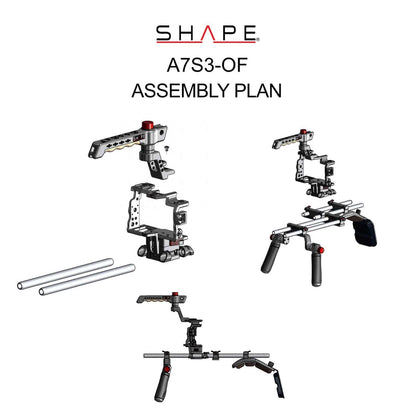 SHAPE Sony A7S III/A7 IV/A7R V Offset Shoulder Mount Shoulder Mount SHAPE wlb