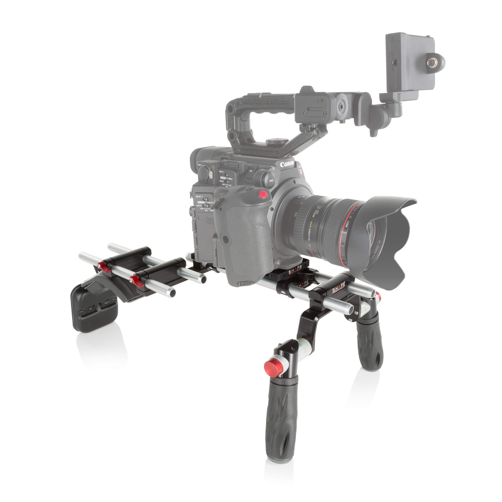 SHAPE Offset Shoulder Mount Rig for Canon C200/C200B Shoulder Mount Rig SHAPE wlb   