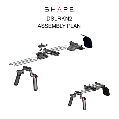 SHAPE Offset Shoulder Mount Rig for DSLR Kirk Neff Shoulder Mount Rig SHAPE wlb   