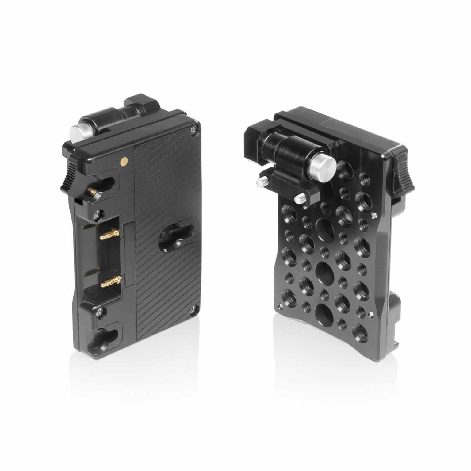 SHAPE Pivoting Battery Plate for Monitor Cage Battery Plate SHAPE wlb Gold Mount  