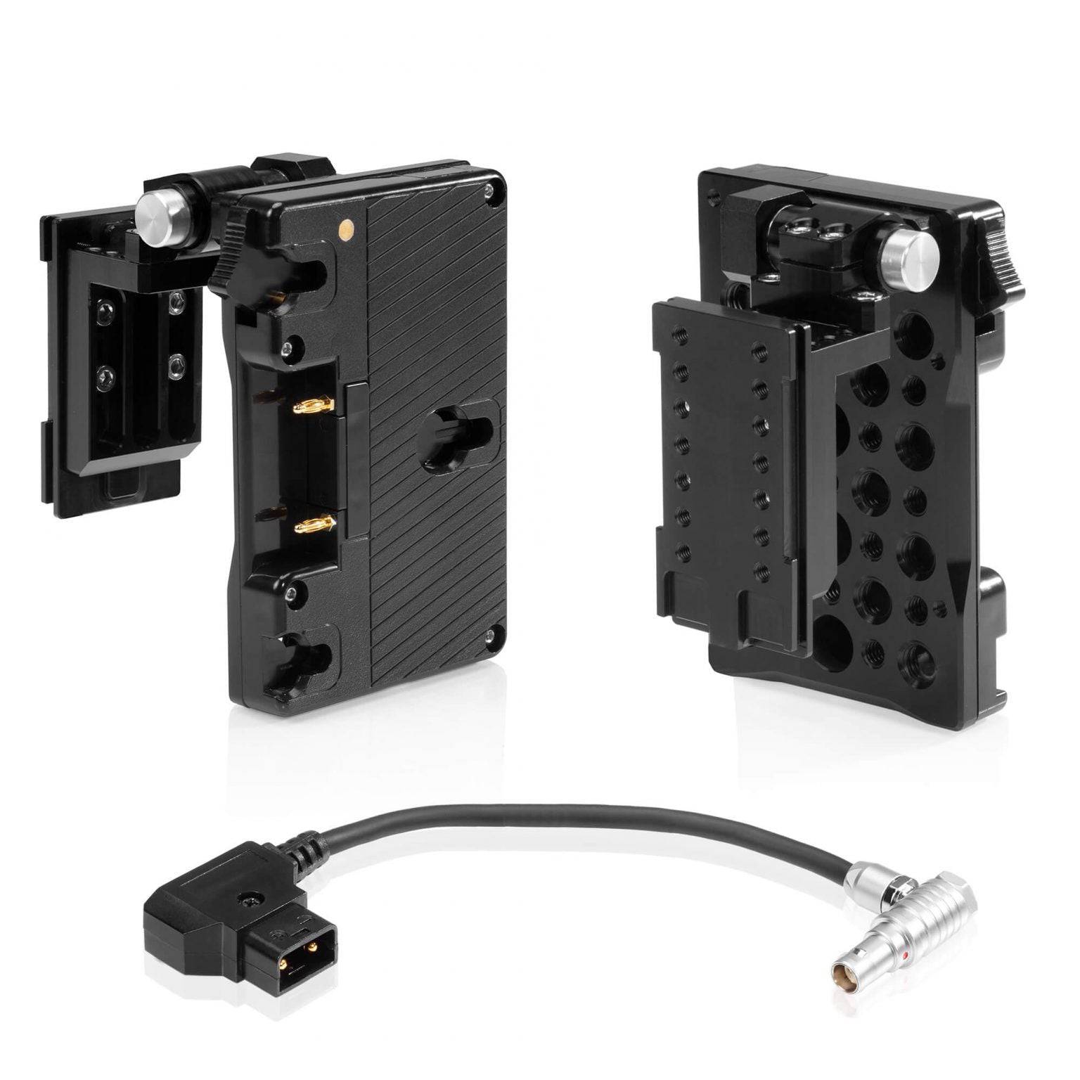 SHAPE RED® KOMODO™ & KOMODO™ 6K Production Pack Pivoting Gold Mount Battery Plate Battery Plate SHAPE wlb