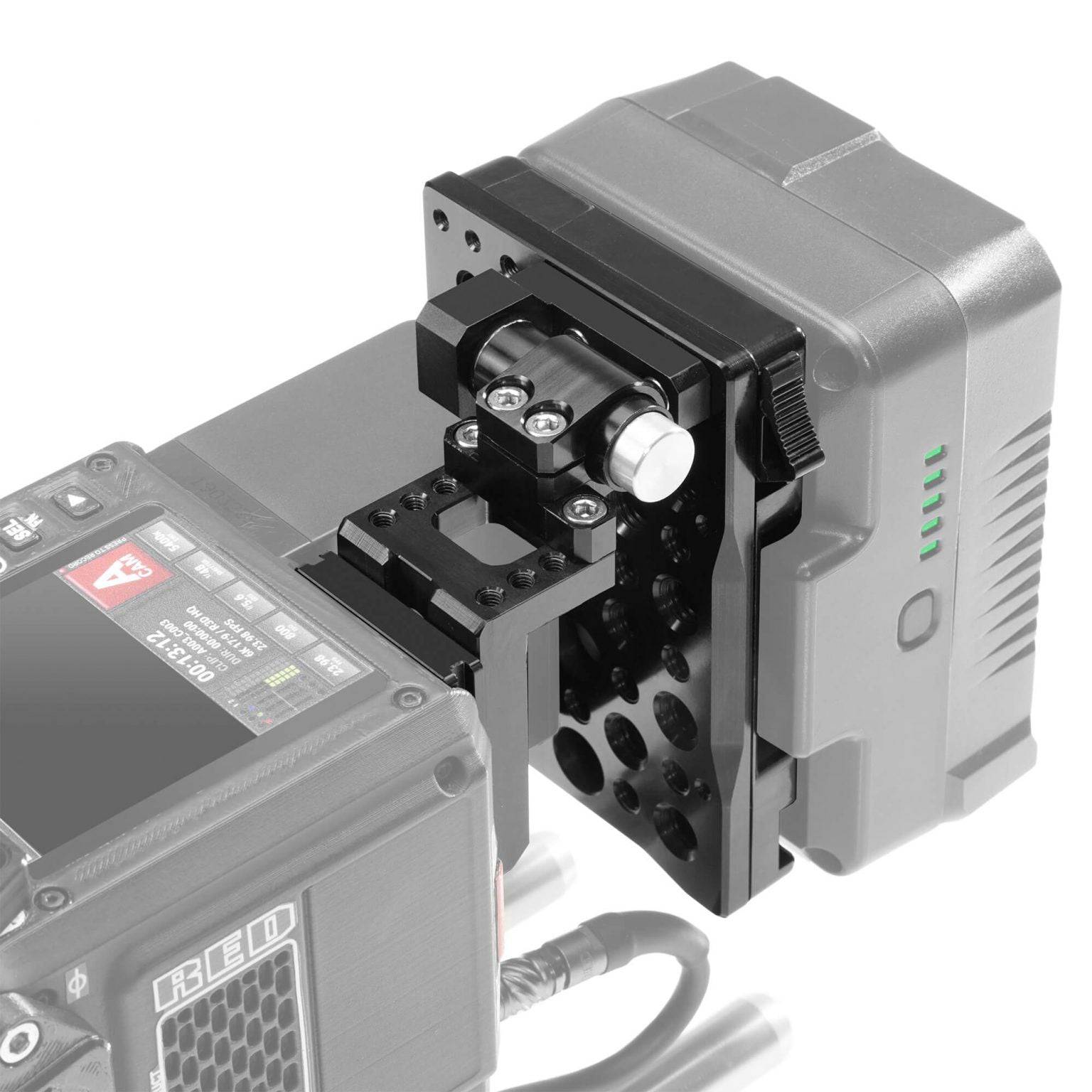 SHAPE RED® KOMODO™ & KOMODO™ 6K Production Pack Pivoting Gold Mount Battery Plate Battery Plate SHAPE wlb