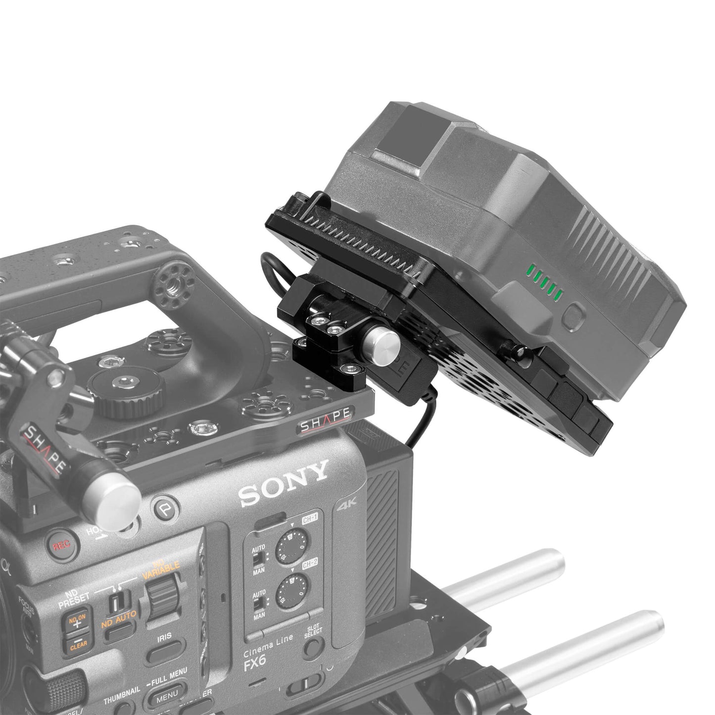 SHAPE Sony FX6 Pivoting V-Mount Battery Plate Battery Plate SHAPE wlb