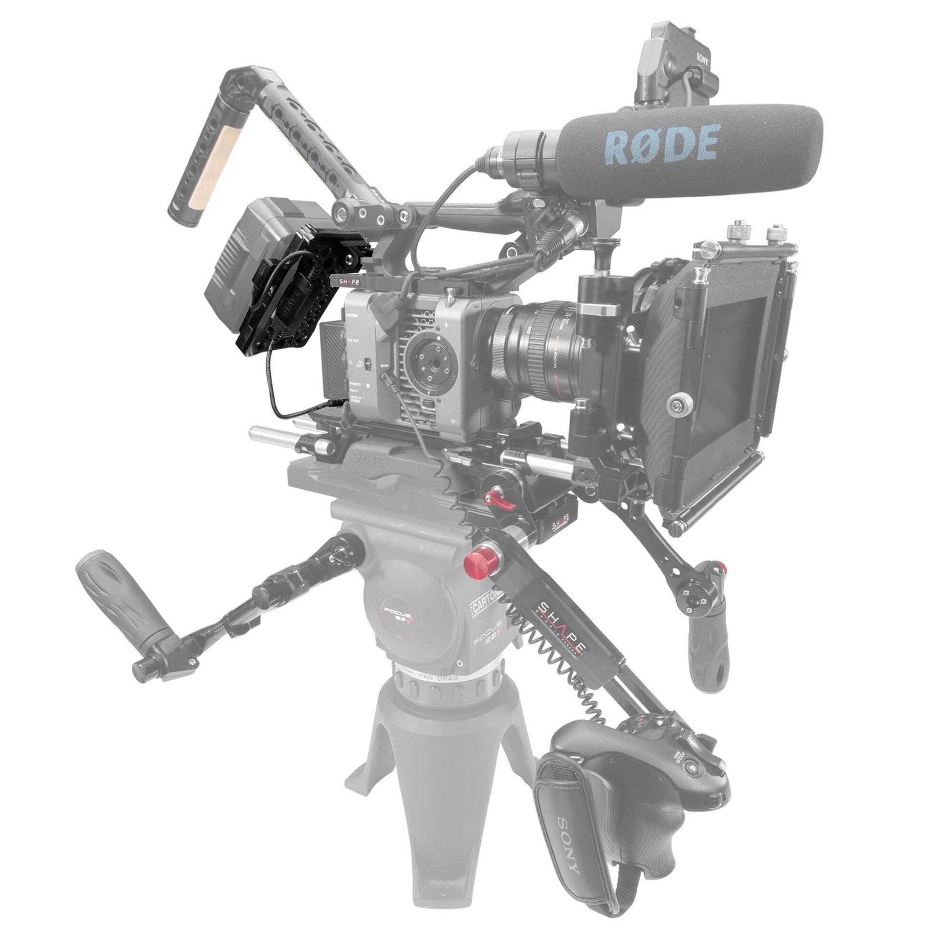 SHAPE Sony FX6 Pivoting V-Mount Battery Plate Battery Plate SHAPE wlb