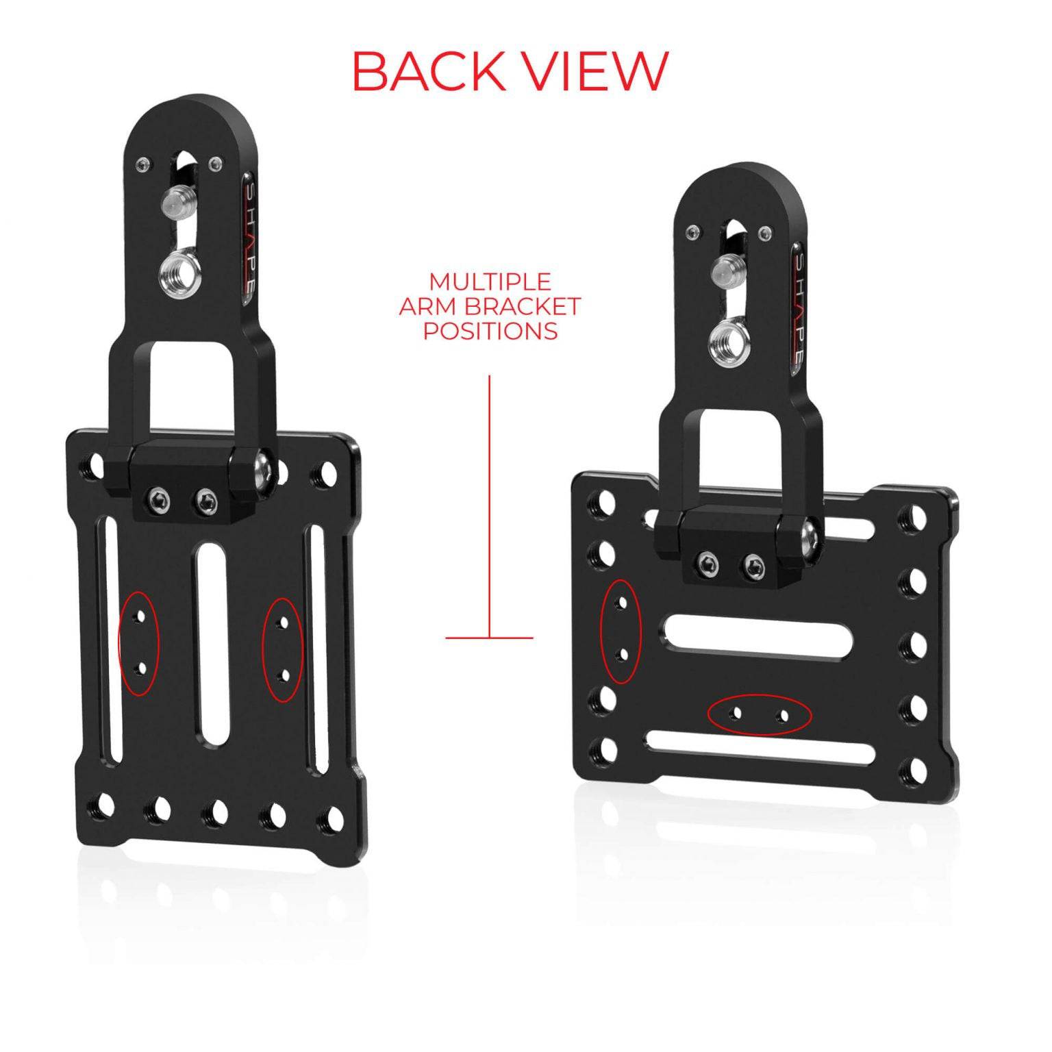 SHAPE Pivoting Mounting Plate for Wireless Receiver Mount SHAPE wlb   