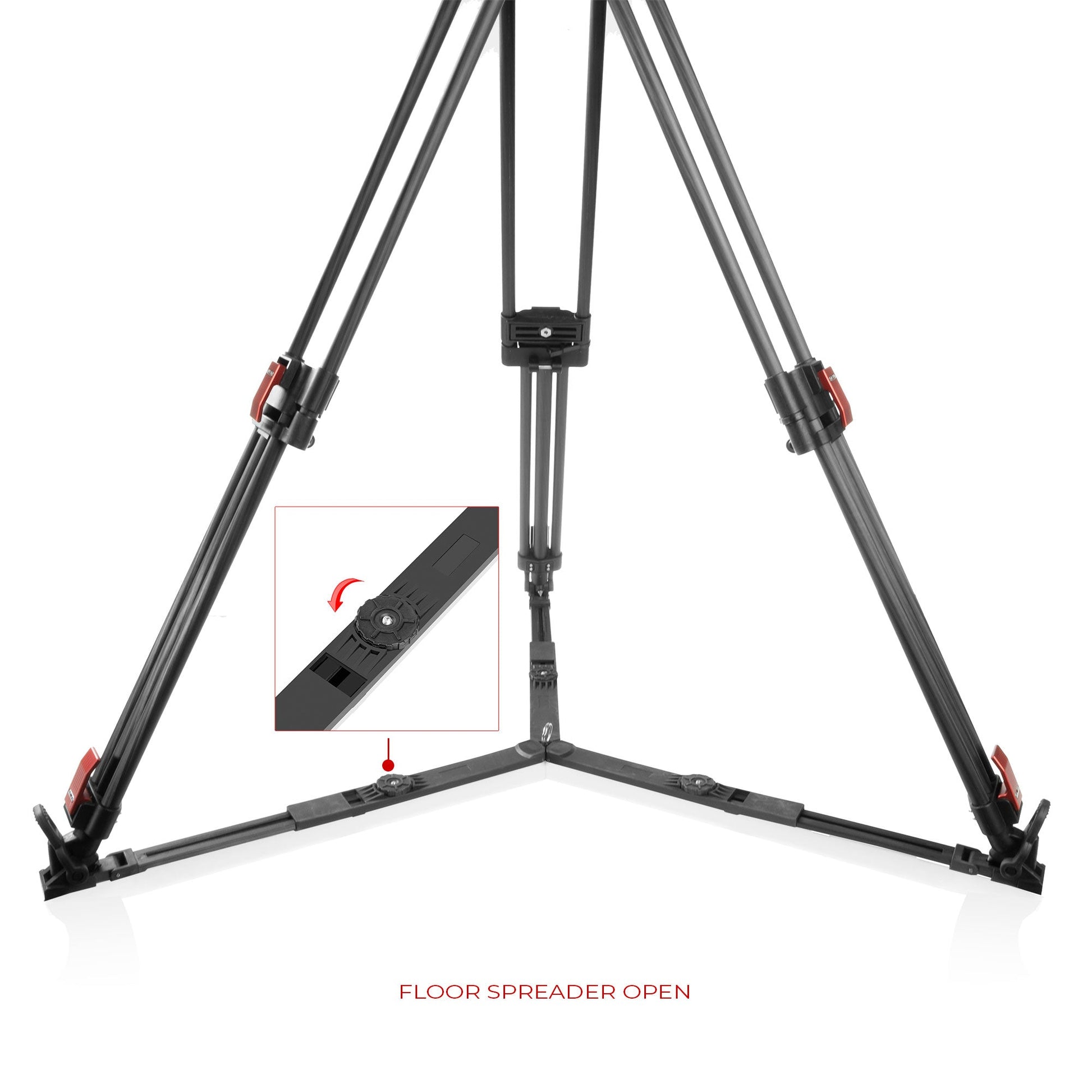 SHAPE Pro Video Tripod 15KG Fluid Head 100mm Bowl Carbon Fiber Legs Tripod SHAPE wlb