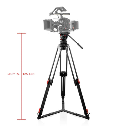 SHAPE Pro Video Tripod 15KG Fluid Head 100mm Bowl Carbon Fiber Legs Tripod SHAPE wlb