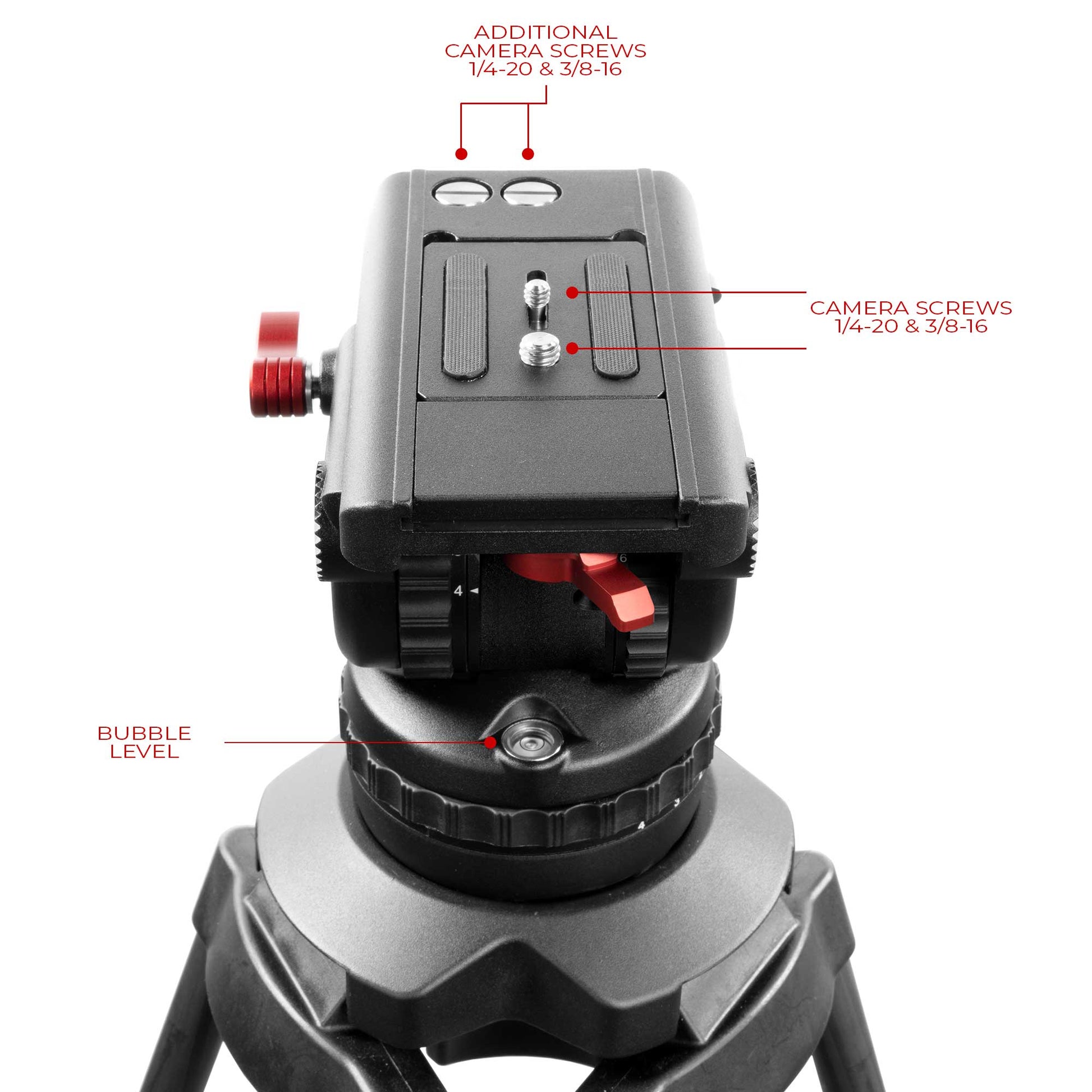 SHAPE Pro Video Tripod 15KG Fluid Head 100mm Bowl Carbon Fiber Legs Tripod SHAPE wlb