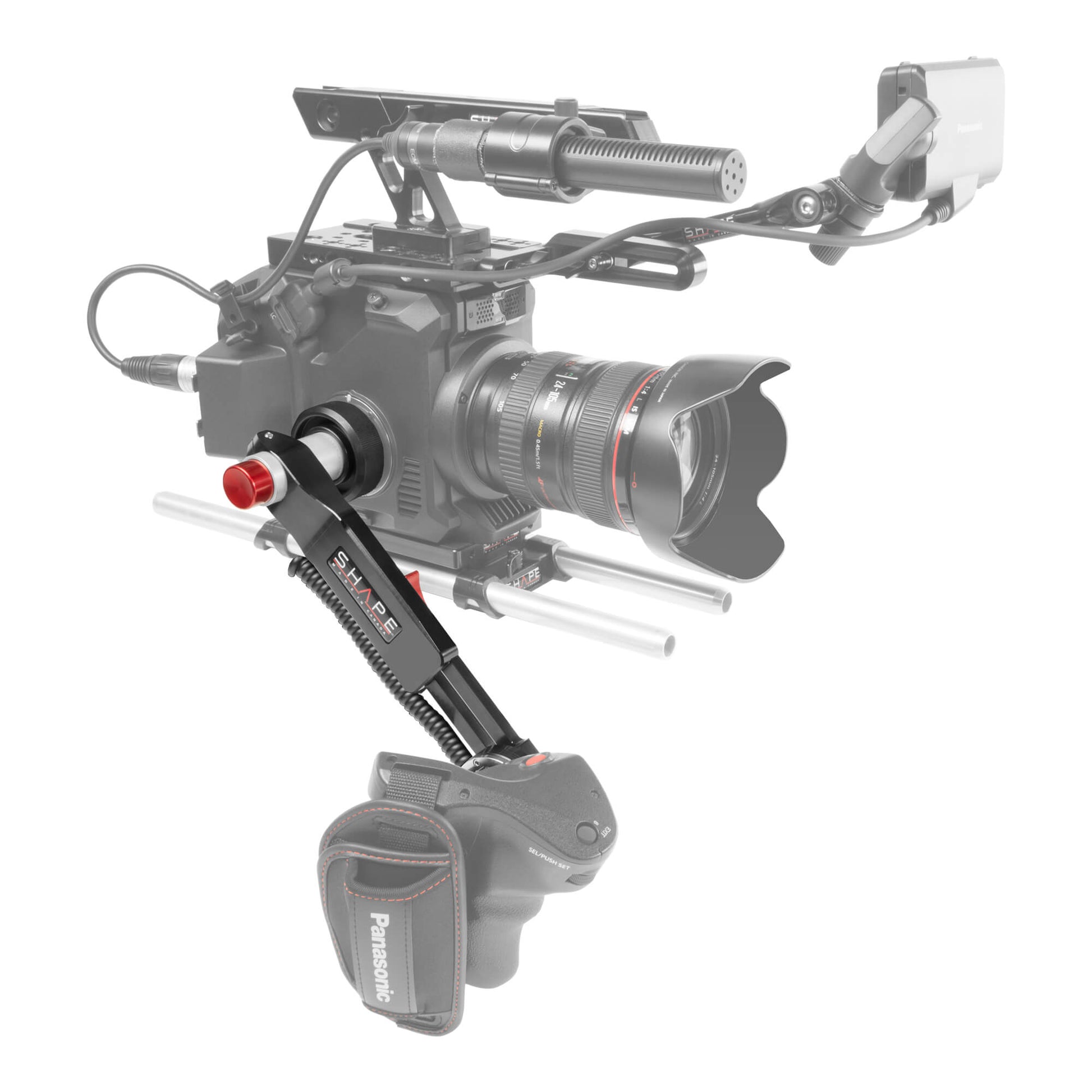 SHAPE Remote Extension Handle with Bayonet Mount and Cable for Panasonic AU-EVA1 Handle SHAPE wlb   