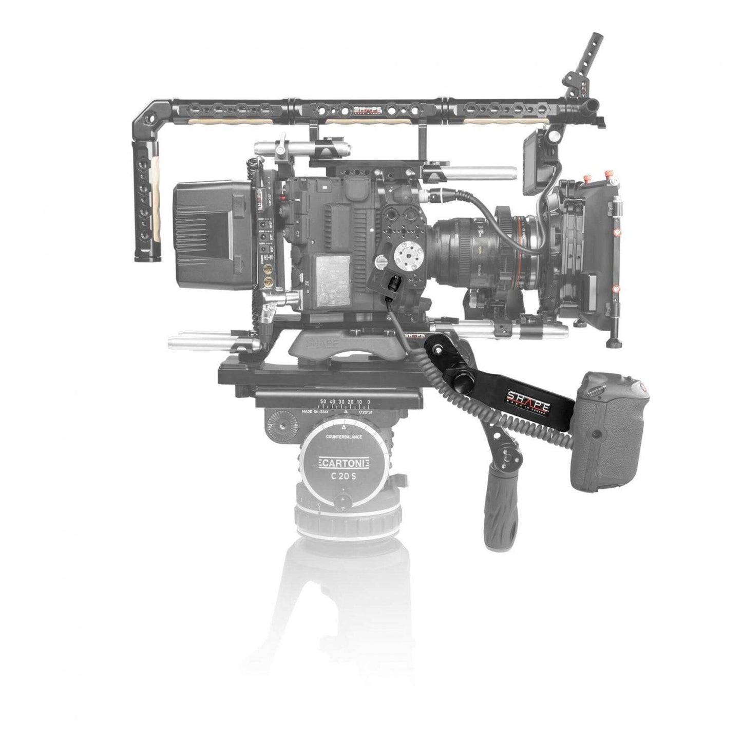 SHAPE Canon C500 MKII/C300 MKIII Remote Extension Handle with Cable Handle SHAPE wlb