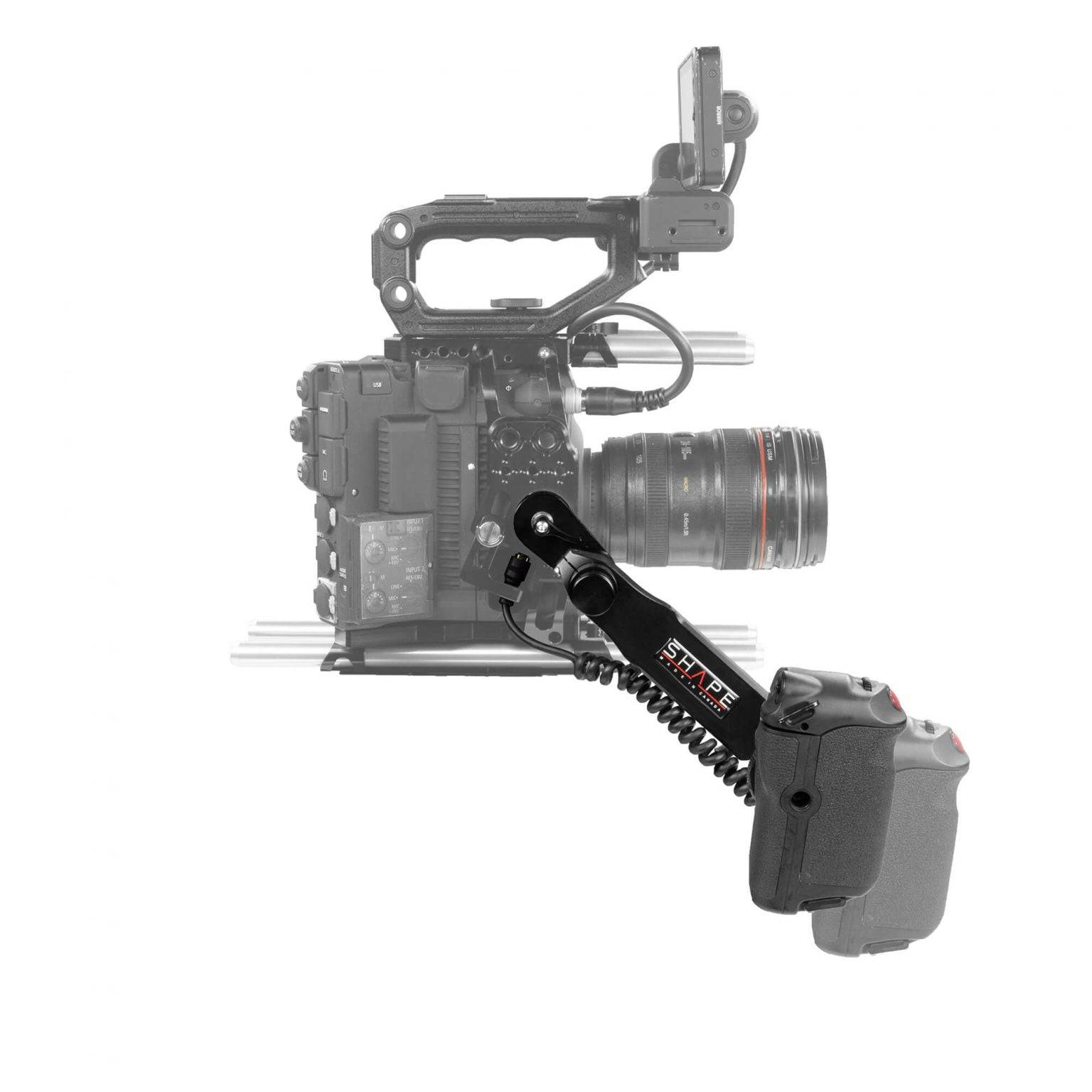 SHAPE Canon C500 MKII/C300 MKIII Remote Extension Handle with Cable Handle SHAPE wlb