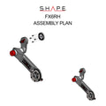 SHAPE Sony FX6 Remote Extension Handle with Cable Handle SHAPE wlb