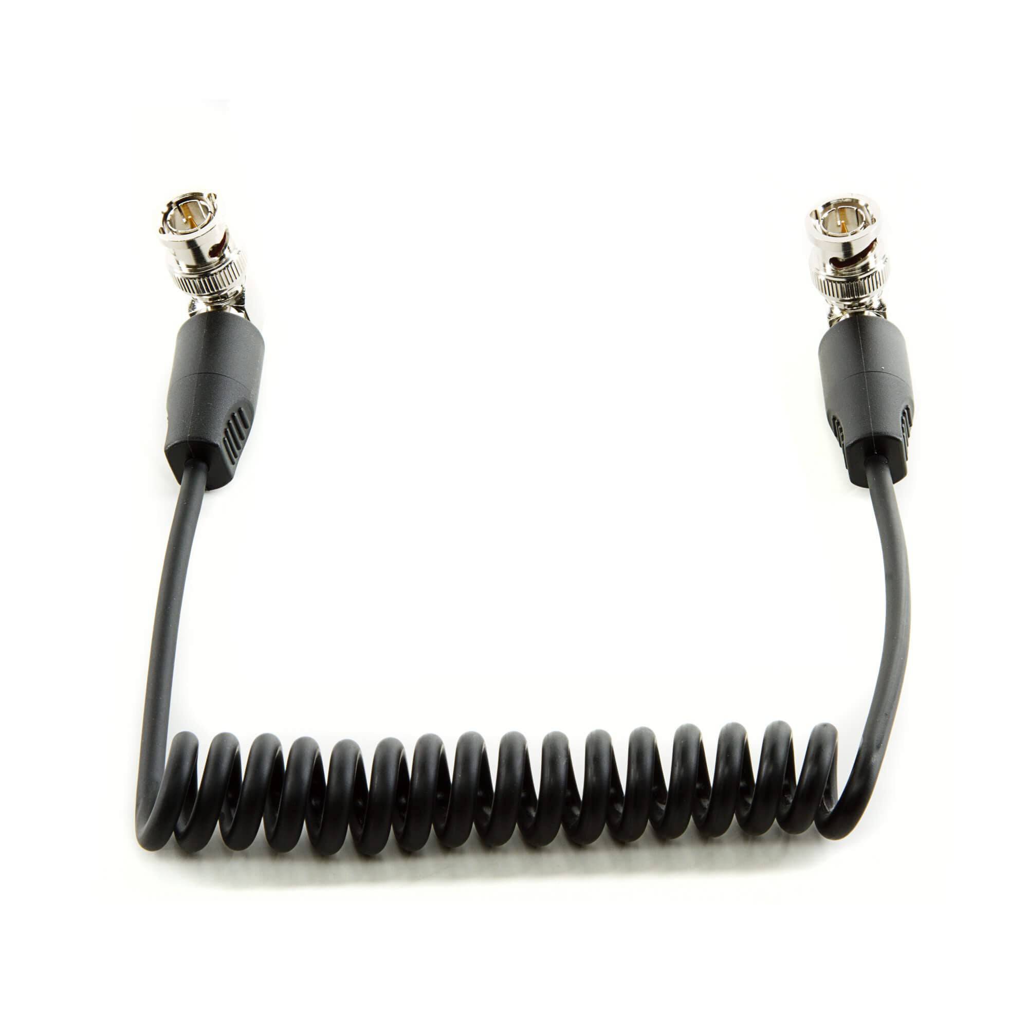 SHAPE SDI Coiled Cable 90-Degree BNC Connectors 10INCH Cable SHAPE wlb