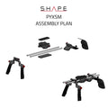 SHAPE Blackmagic PYXIS 6K Shoulder Mount Camera Rig SHAPE wlb
