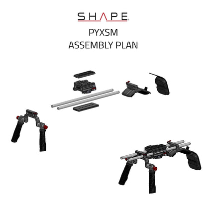 SHAPE Blackmagic PYXIS 6K Shoulder Mount Camera Rig SHAPE wlb