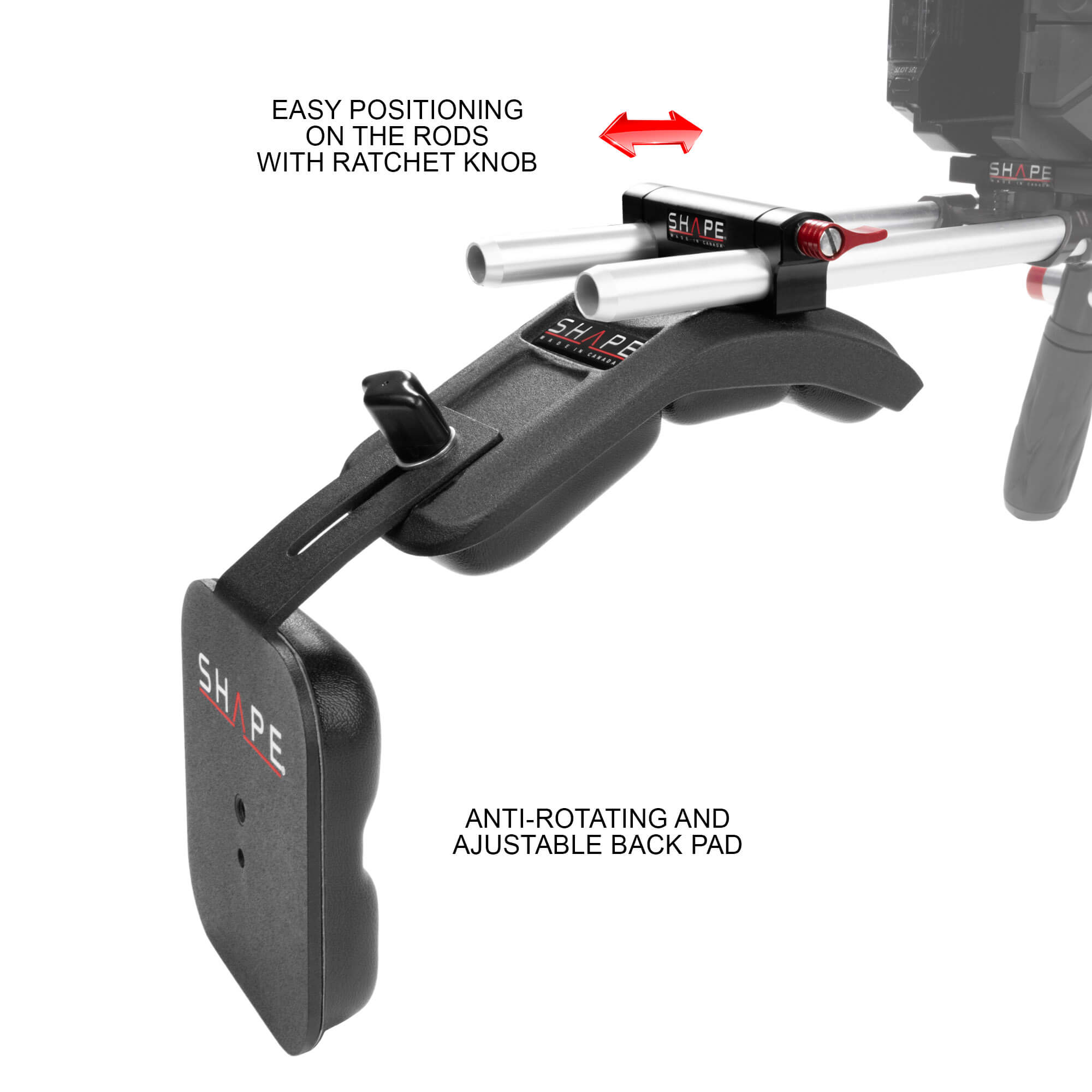 SHAPE Sony FX9 Shoulder Mount Shoulder Mount SHAPE wlb