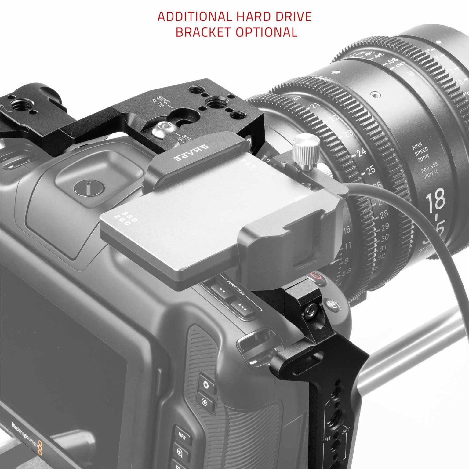 SHAPE Blackmagic Cinema Camera 6K/6K PRO/6K G2 Shoulder Mount Kit Shoulder Mount SHAPE wlb