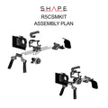 SHAPE Canon EOS R5C/R5/R6 Shoulder Mount Kit Shoulder Mount SHAPE wlb