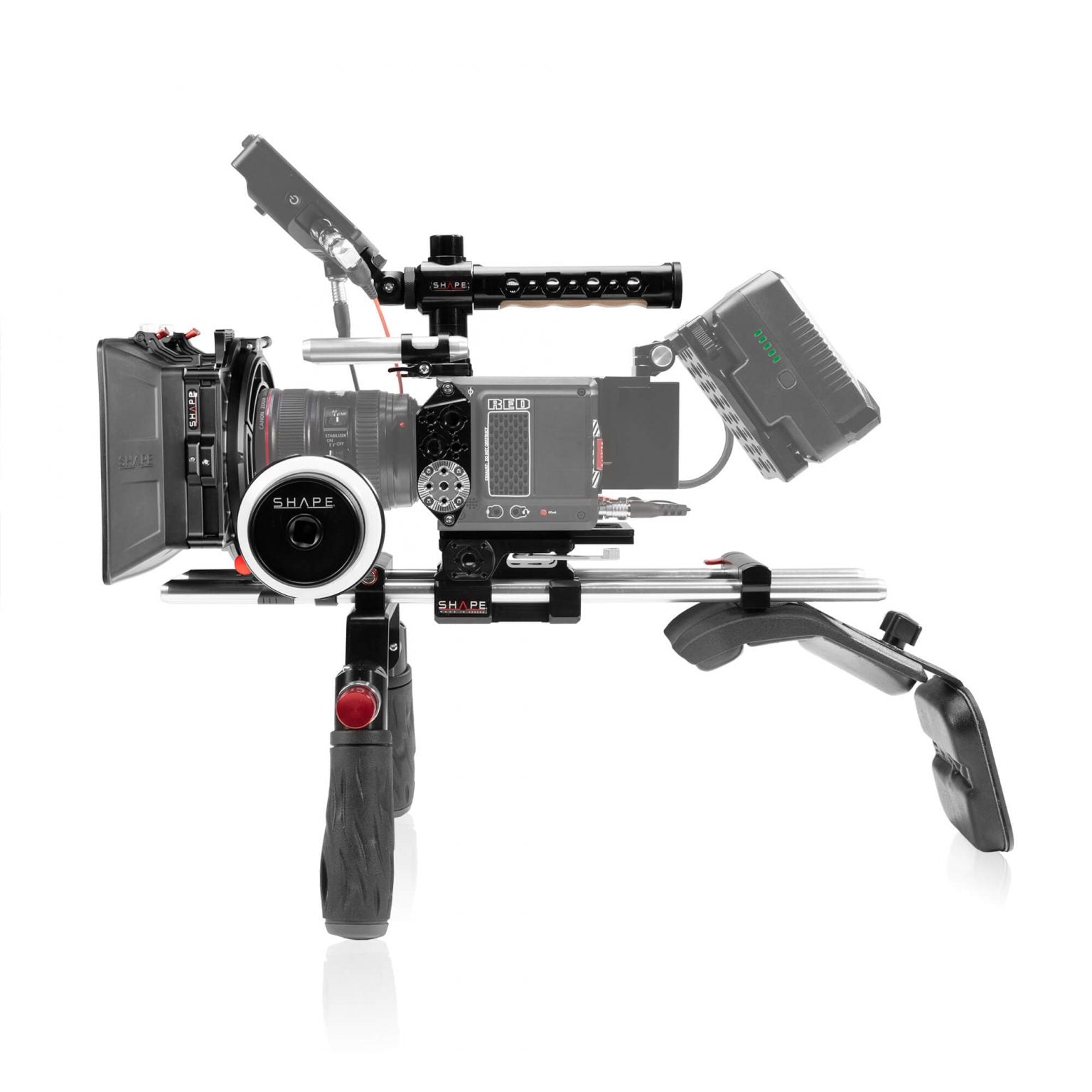 SHAPE RED® KOMODO™ & KOMODO™ 6K Production Pack Shoulder Mount Kit Shoulder Mount SHAPE wlb