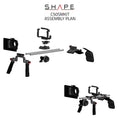 SHAPE Shoulder Mount Matte Box Follow Focus for Canon C50 Shoulder Mount Rig SHAPE wlb