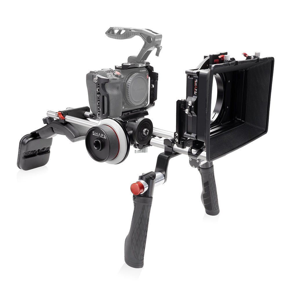 SHAPE Shoulder Mount Matte Box Follow Focus for Canon C50 Shoulder Mount Rig SHAPE wlb