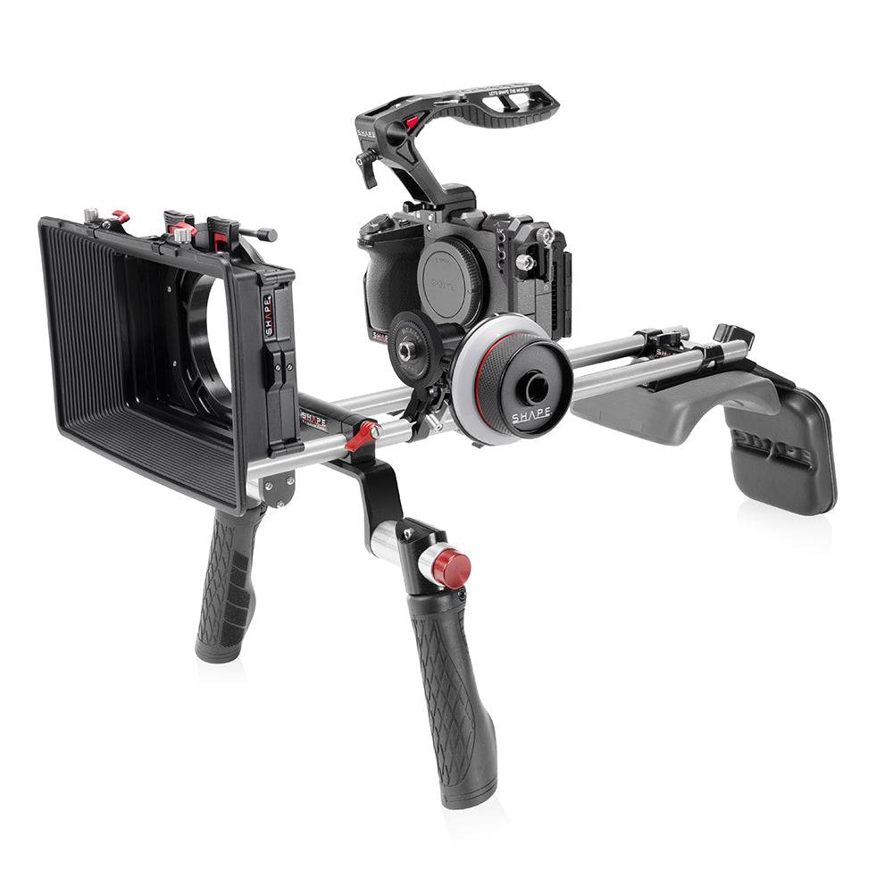 SHAPE Shoulder Mount Matte Box Follow Focus for SONY FX5 Shoulder Mount Rig SHAPE wlb