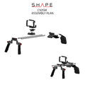 SHAPE Shoulder Mount System for Canon C50 Shoulder Mount Rig SHAPE wlb