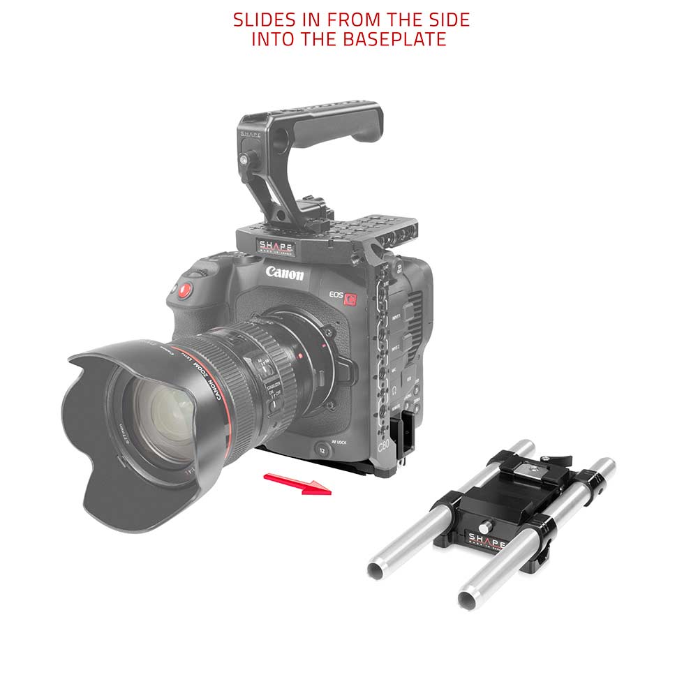 SHAPE Canon EOS C80 Shoulder Mount System Camera Rig SHAPE wlb
