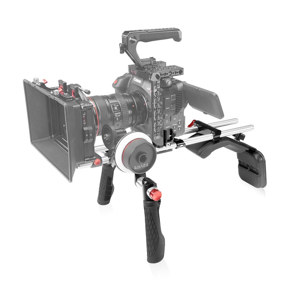 SHAPE Canon EOS C80 Shoulder Mount System Camera Rig SHAPE wlb