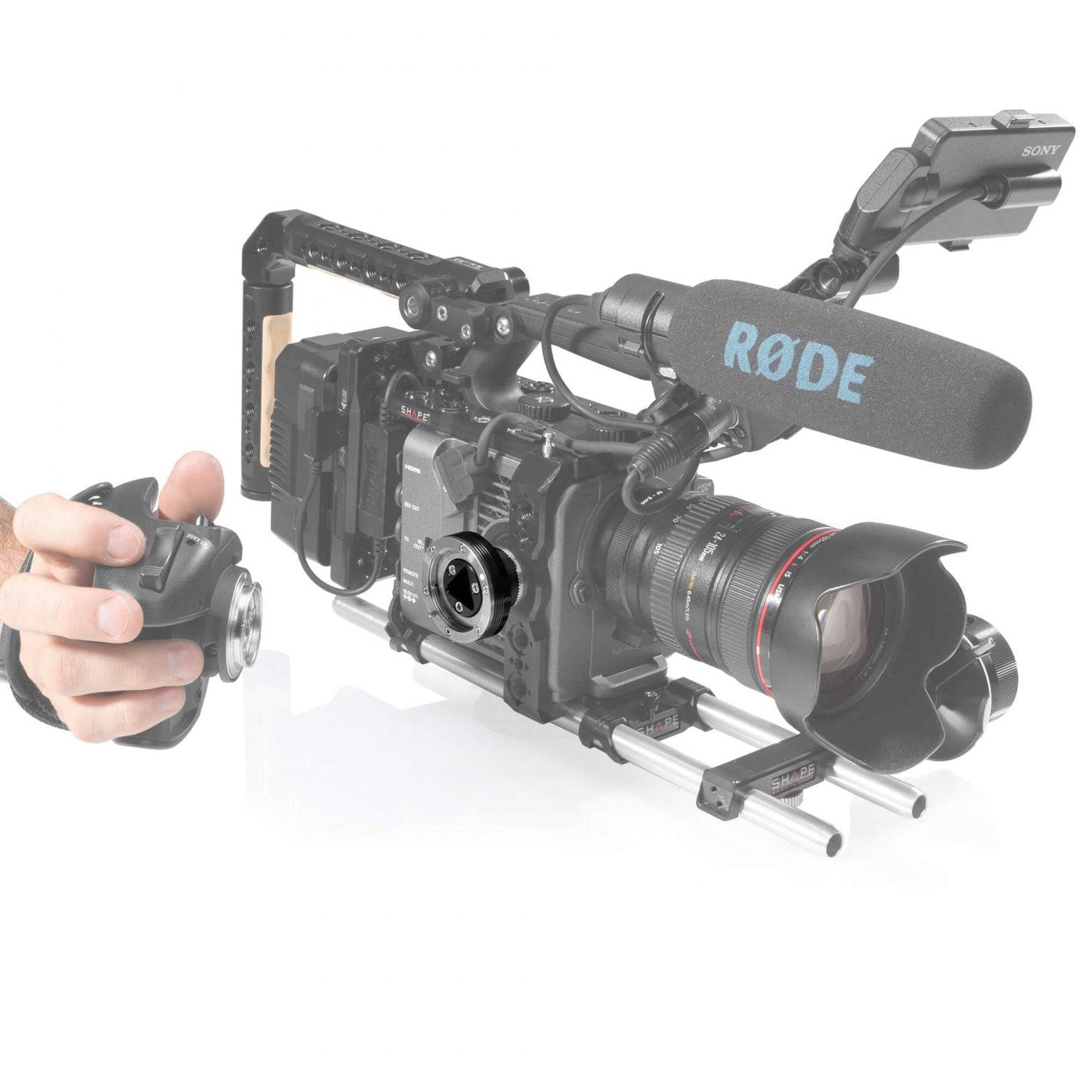 SHAPE Sony FX6 Side Handle Adapter Handle Adapter SHAPE wlb