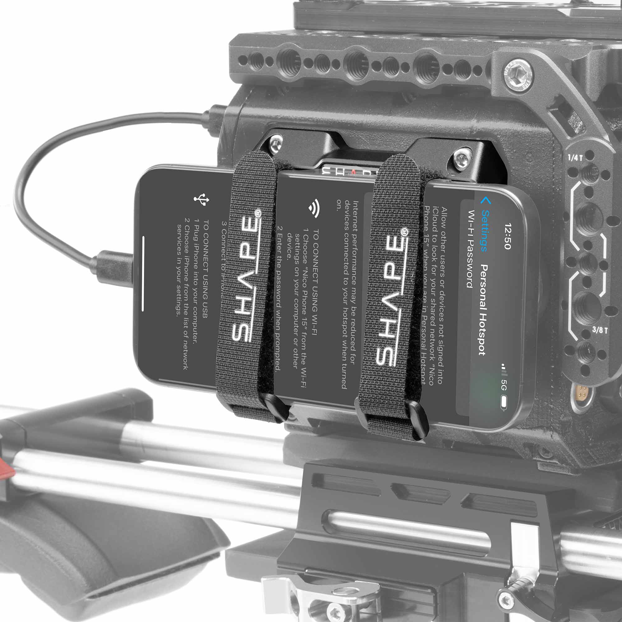 SHAPE Blackmagic PYXIS 6K Side Plate with Rosette Camera Cage SHAPE wlb